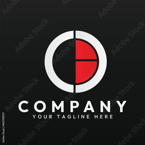 Logo vector template of letter CB