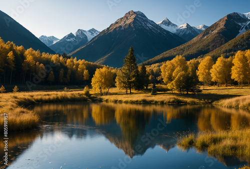 lake in the mountains © juragan lensa manual