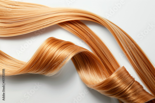 Long strand of red golden hair