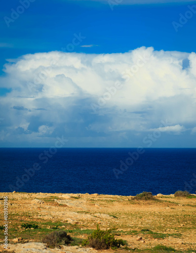 Cliffs in Malta. Marfa Region.