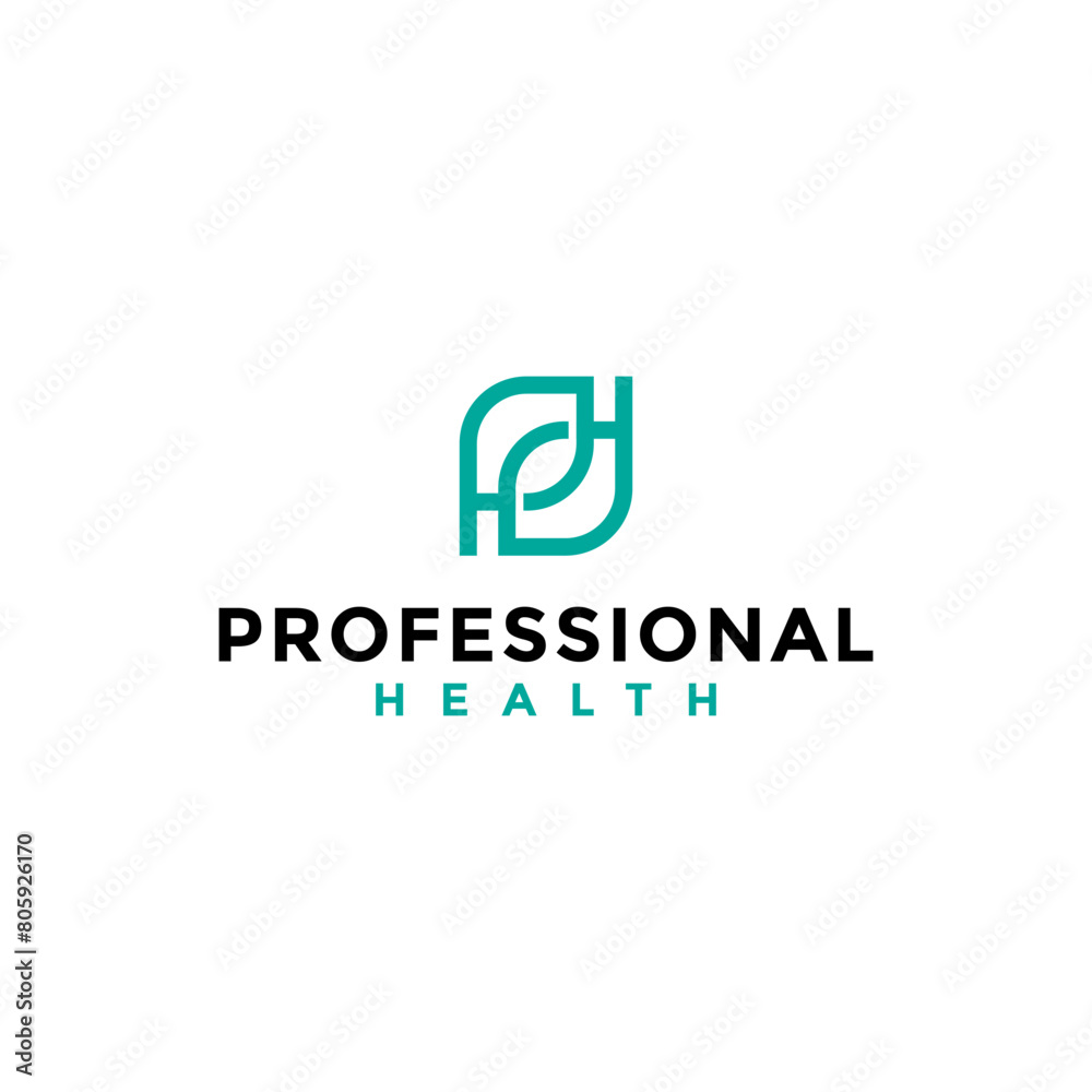 Nature leaf and healthcare logo design template Nature leaf and healthcare logo design template