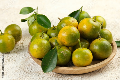 Calamansi orange ( citrus microcarpa), also known as lemon cui or jeruk kunci.