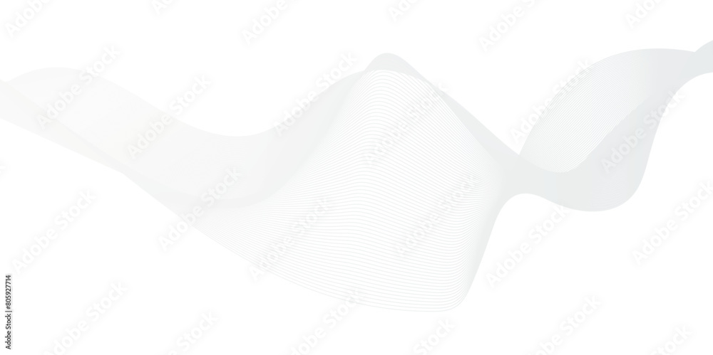 Abstract gradient color lines on white background with luxury shapes ...