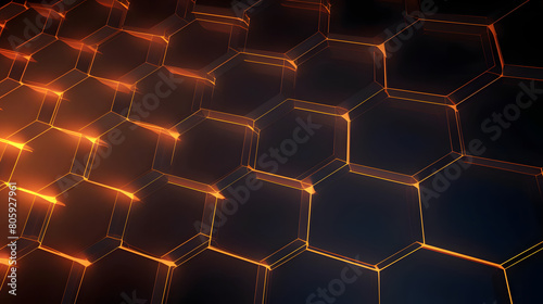 hexagonal mesh minimalistic simple technology background