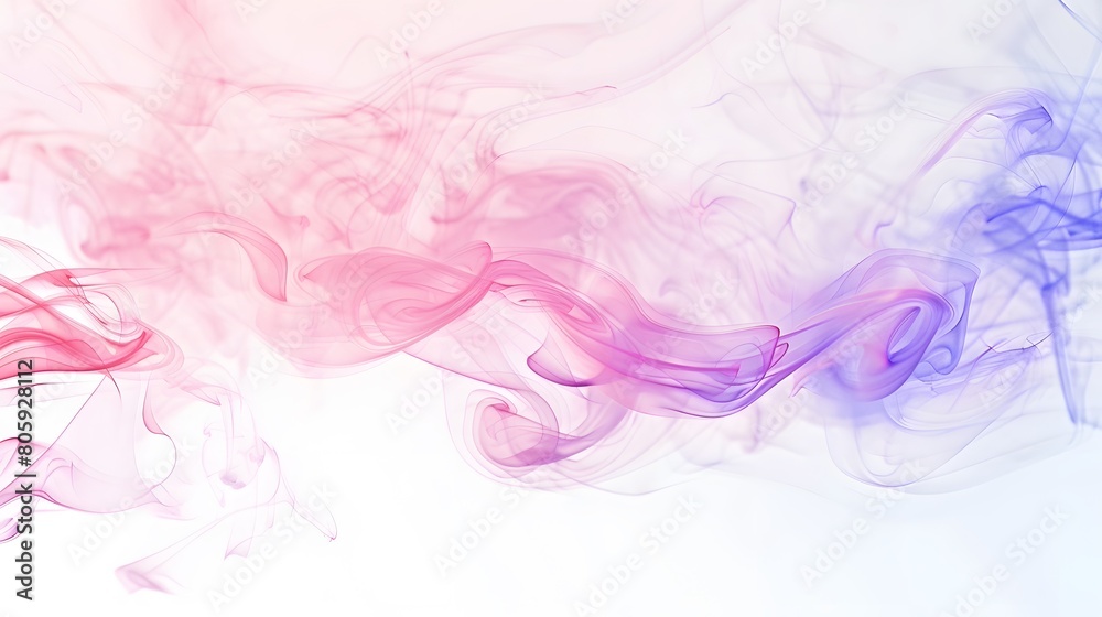 Soft Pastel Smoke Swirls for Creative Backgrounds