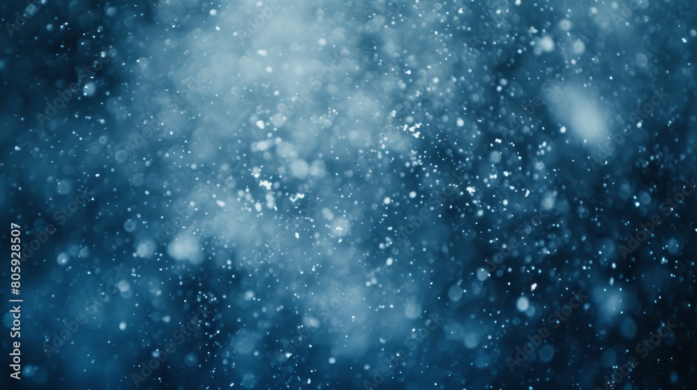 Winter snowy in bokeh lights defocused background Winter snowy in bokeh lights defocused background