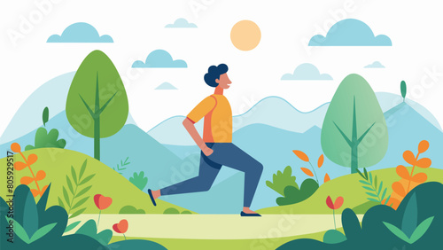 A rejuvenating nature walk focusing on breathing techniques and mindfulness to connect with the present moment while getting some light exercise..