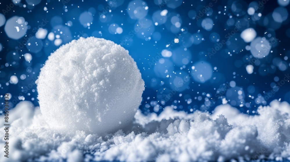 Winter snowy in bokeh lights defocused background Winter snowy in bokeh lights defocused background