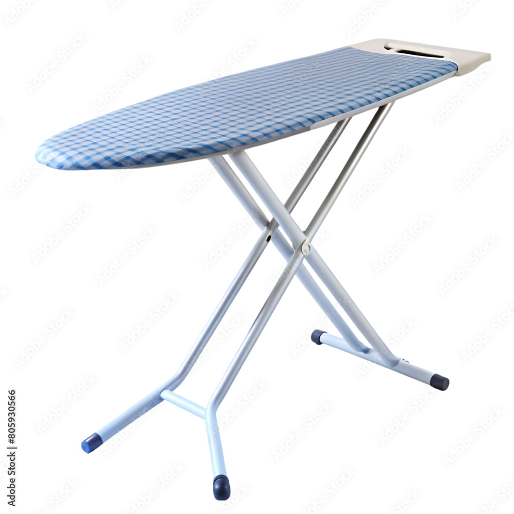 White picnic table isolated on a white wall White picnic table isolated on a white wall