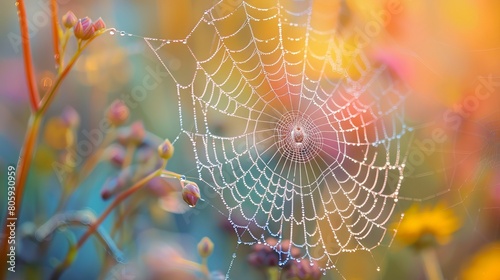 Nature's Delicate Tapestry: The Intricate Web of a Spider