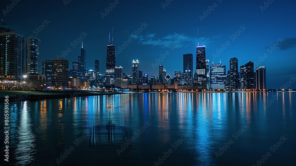 Fototapeta premium Beautiful skyline