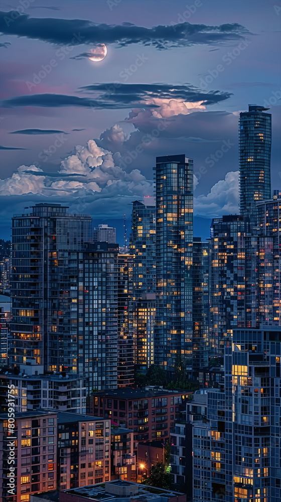 Obraz premium Beautiful skyline