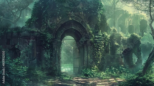 Portal to the Past: An Ancient Ruin's Embrace © xelilinatiq