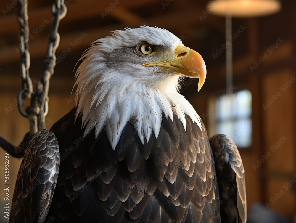 Obraz premium majestic bald eagle portrait