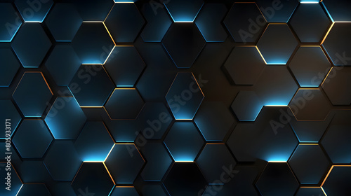 octagonal pattern minimalistic simple technology background