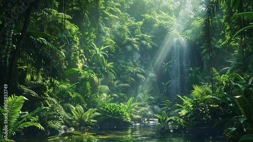 Rainforest Canopy's Verdant Kingdom © xelilinatiq