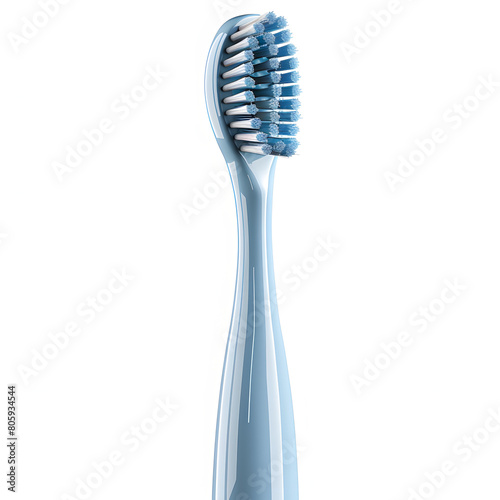 Toothbrush isolated on white background  simple style  png 
