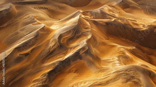 Sandy Dunes: The Shifting Contours of Time photo