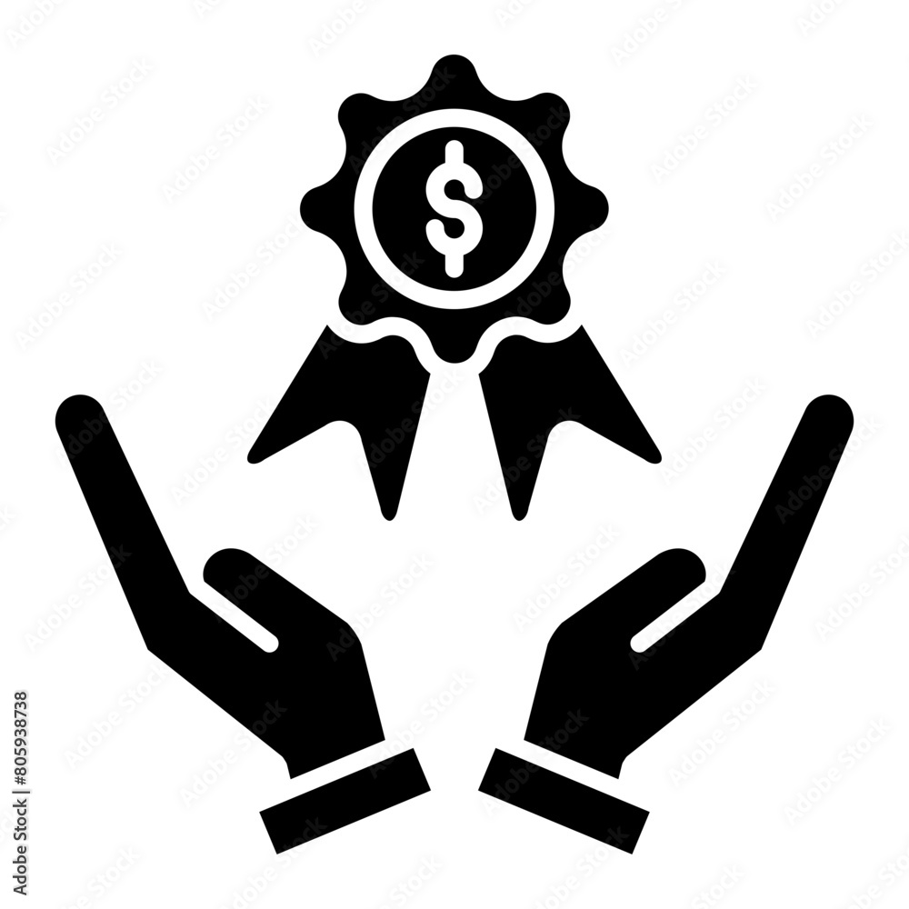 black solid icon, symbol of Human resources development black solid icon, symbol of Human resources development