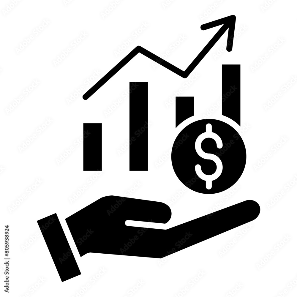 black solid icon, symbol of Human resources development black solid icon, symbol of Human resources development