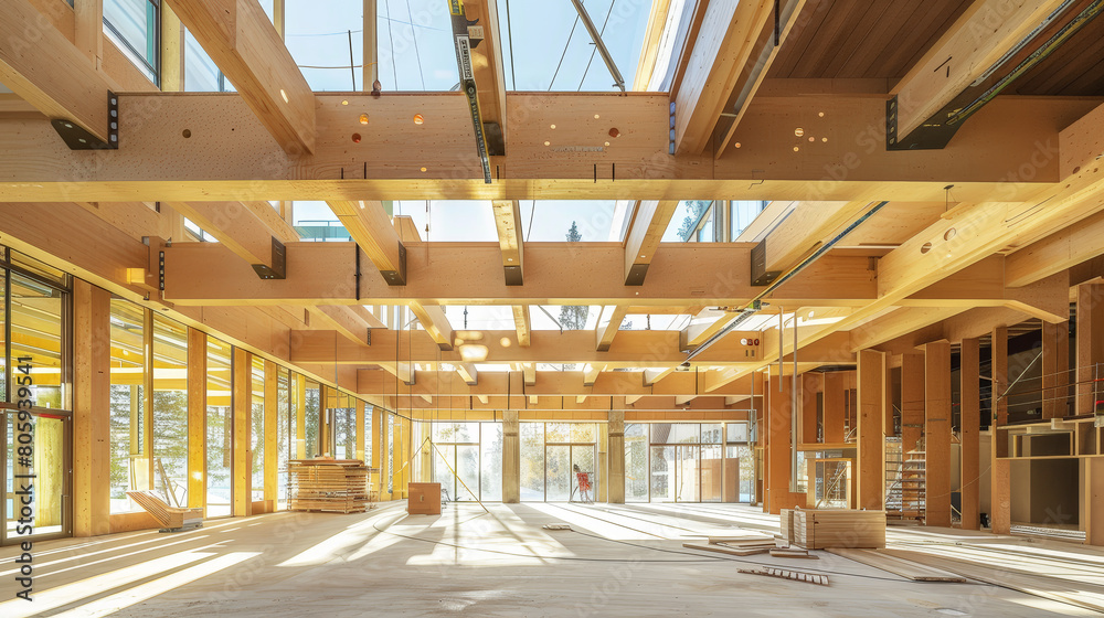 Timber Transformation: Embracing Wood in Construction. Generative AI