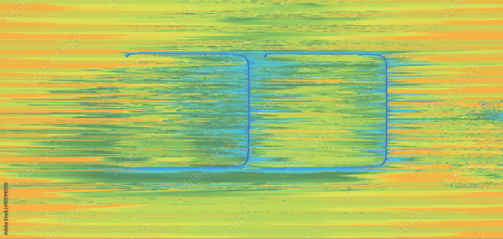Fond ou arrière plan d’une projection de couleurs acidulées - une œuvre artistique aux formes géométriques linéaire.