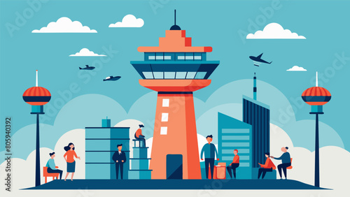As the citys inhabitants go about their daily lives they can never escape the watchful gaze of the control tower its presence a constant nuisance and.