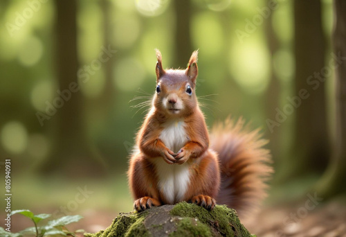 _A-red-squirrel-sitting-in-a-meditative-pose-i