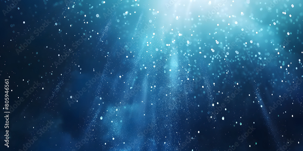 Obraz premium Gradient background from celestial blue to deep night sky, sprinkled with starry noise, perfect for space-themed products or cosmic events 