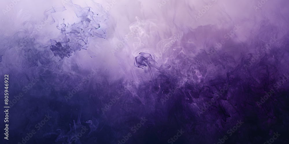 Obraz premium Gradient from lavender to deep purple, with a dusty noise effect, creating a sense of mystery, suitable for luxury goods or high-end fashion