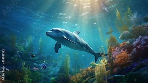 Dolphin Serenade: Coastal Symphony © Whispering
