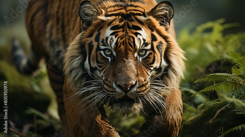 Tiger's Gaze: Up Close and Personal photo