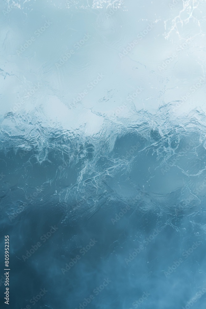 Obraz premium Monochromatic minimalist texture in soft shades of blue, calming effect