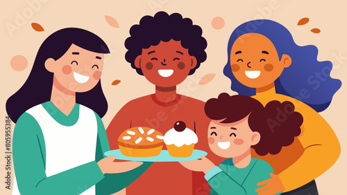 The joy of sharing a freshly baked treat with loved ones their smiles and compliments acting as powerful forms of therapy..