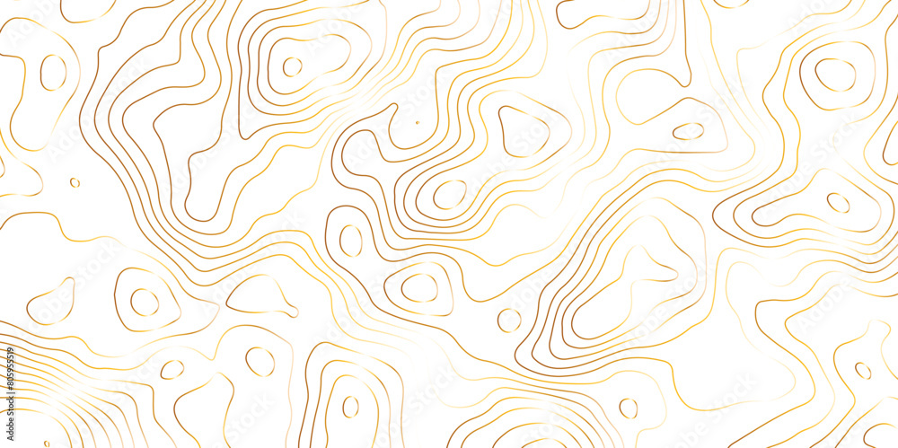 Golden gradient lines abstract white background digital desktop wallpaper contour map texture shine lines 