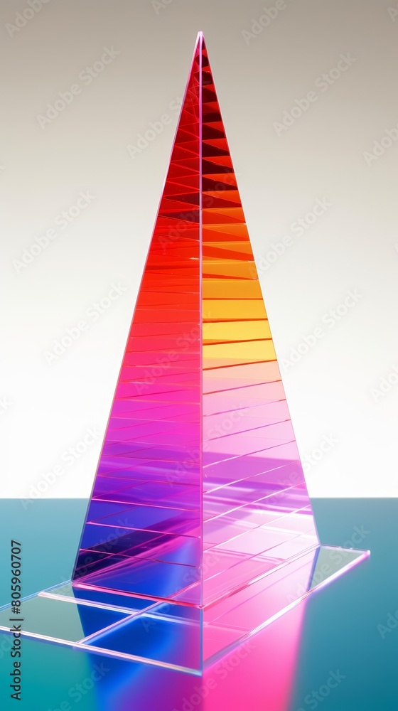 Student experiment with a prism dispersing sunlight into various wavelengths Student experiment with a prism dispersing sunlight into various wavelengths