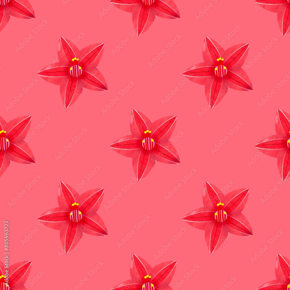 Obraz premium seamless pattern with flowers 