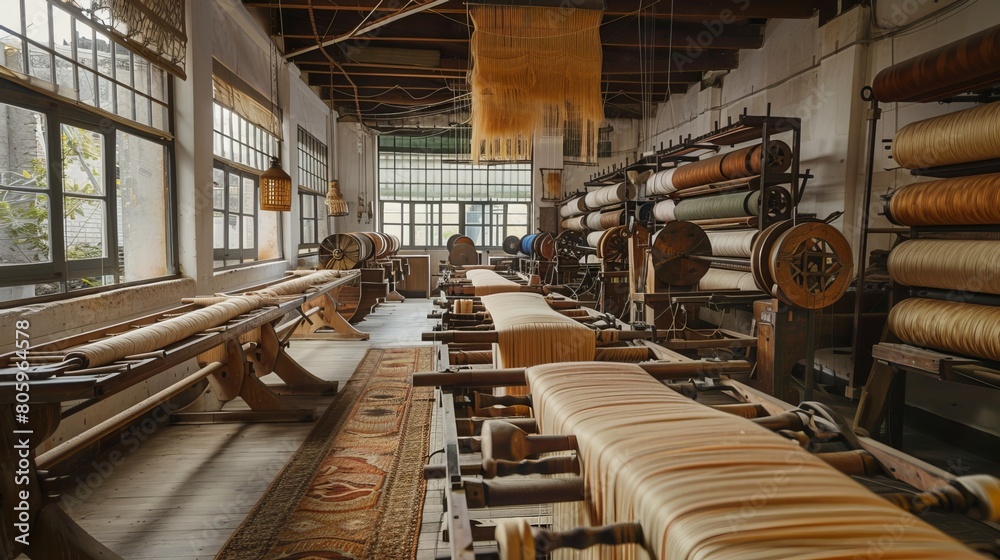 The Textile Mill: Spinning Threads into Intricate Designs
