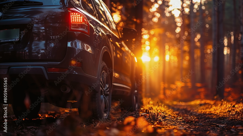 Naklejka premium Symbol picture for SUV