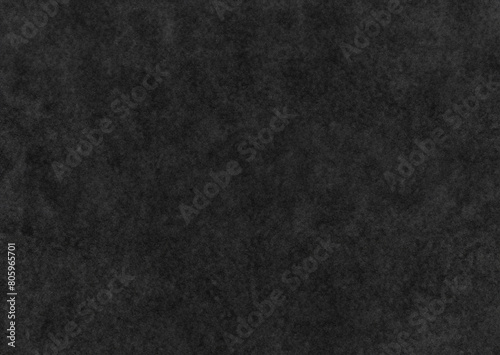Close-up of Smooth Black Felt Fabric Texture Background