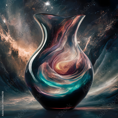 Vase made from nebula