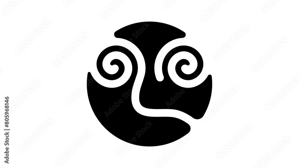 confused emoji , black isolate silhouette confused emoji , black isolate silhouette
