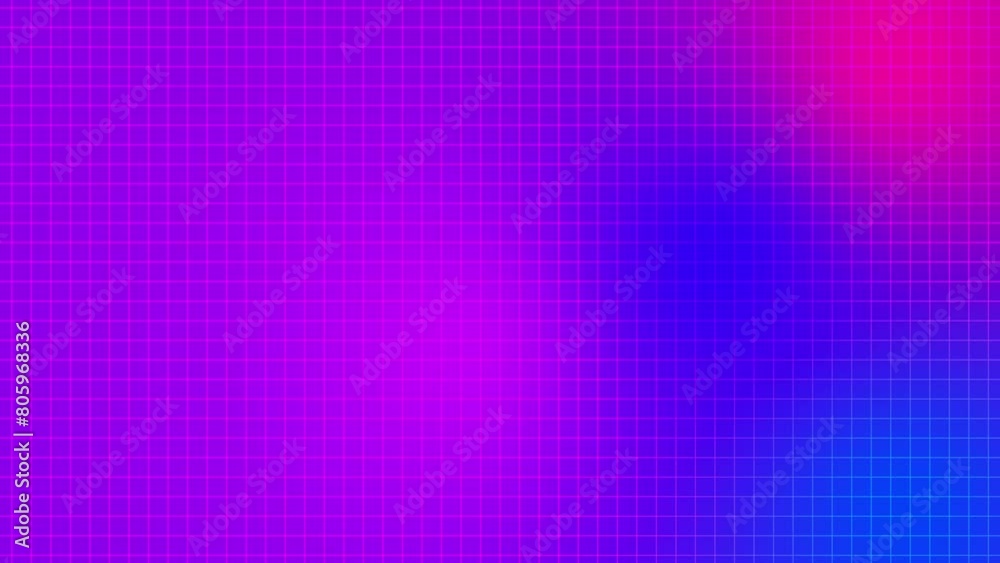 Colorful Grid Gradient Background. Pink, Purple, and Blue Shade Background. 4K Colorful Grid Gradient Background. Pink, Purple, and Blue Shade Background. 4K