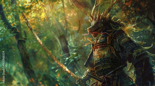 a samurai's battle © hallowen