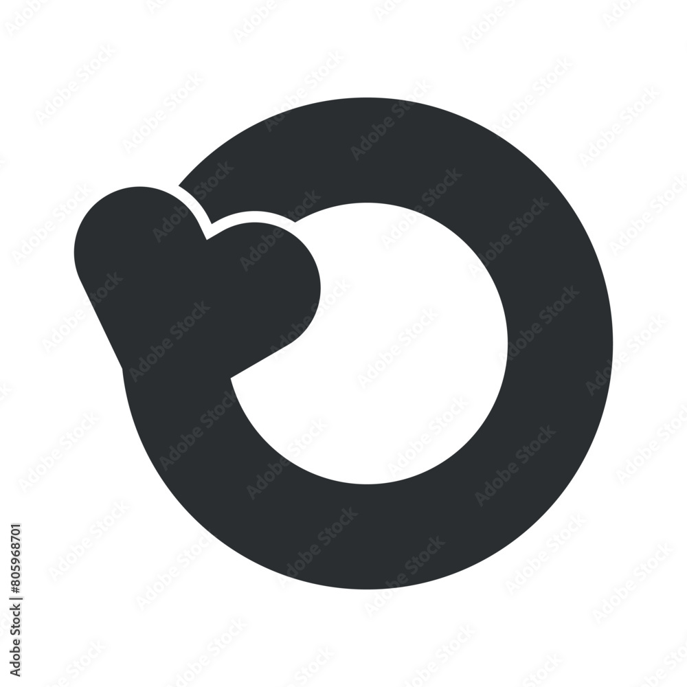 Initial Love Logo combine with letter O vector template Initial Love Logo combine with letter O vector template