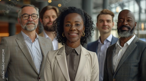 business professionals posed for a photo