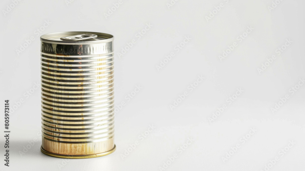 a metal can transformed into a small lamp