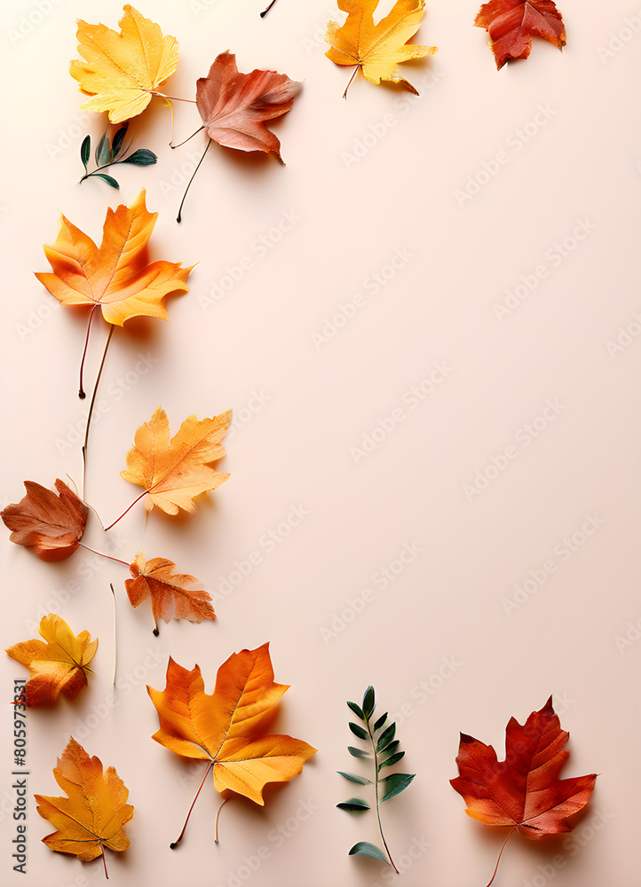 Seasonal background theme design