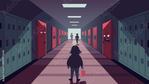 The schools once vibrant hallways are now eerie and somber as the fear prevents students from engaging in any form of mischievous fun..