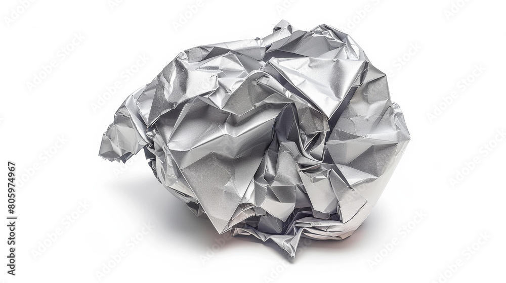 a crumpled paper ball, symbolizing the potential of waste materials a crumpled paper ball, symbolizing the potential of waste materials